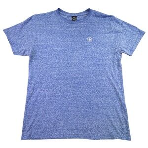 Volcom Men's T-Shirt Medium Blue Heather‎ Short Sleeve Casual Street Wear
